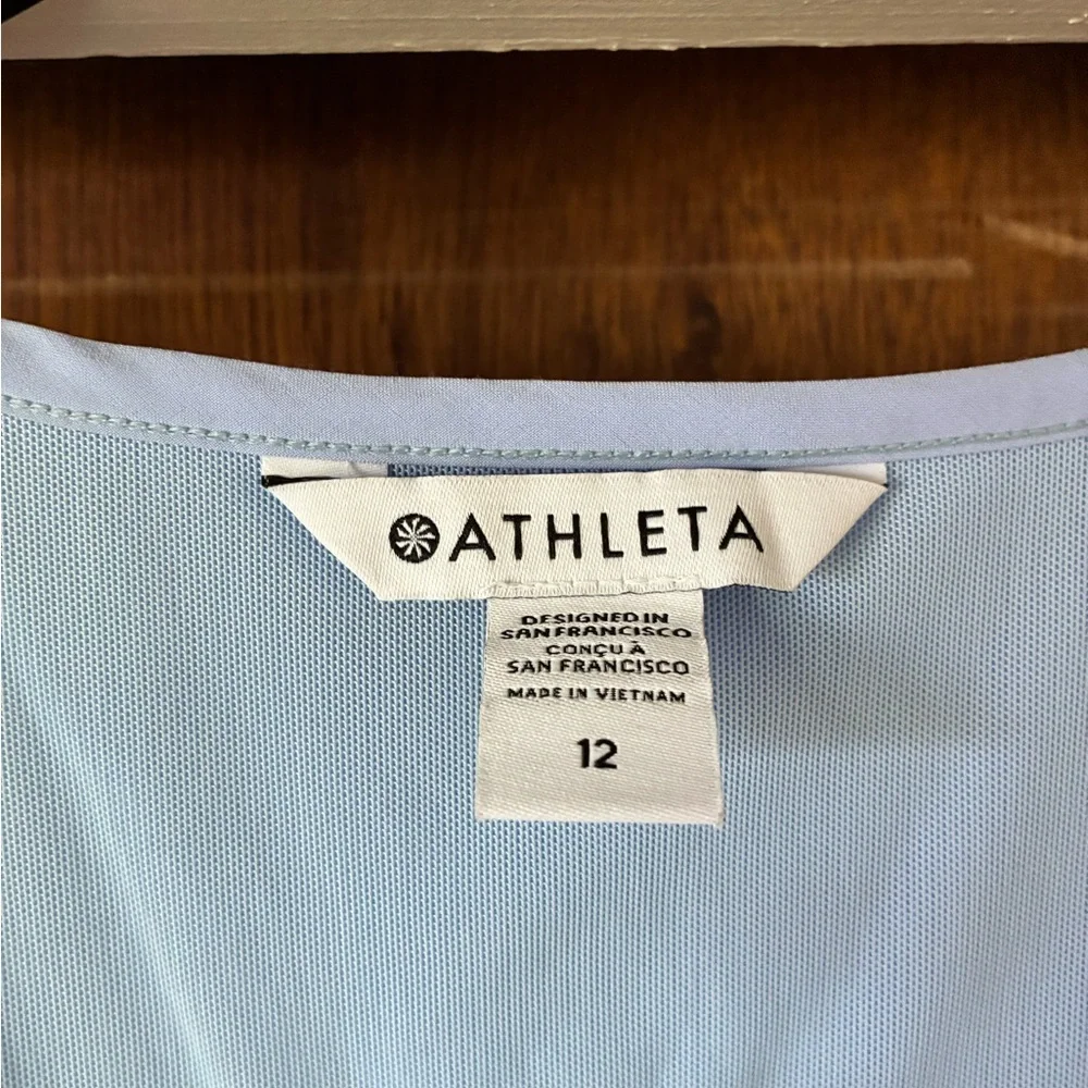 Athleta Expedition Sleeveless Periwinkle Blue Skort Dress - Size 12 - Picture 6 of 8